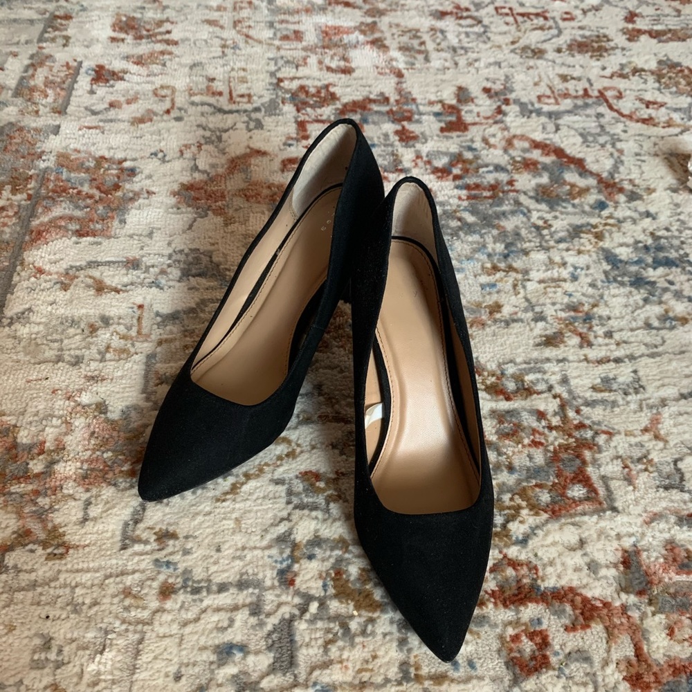 Black Velvet Heels